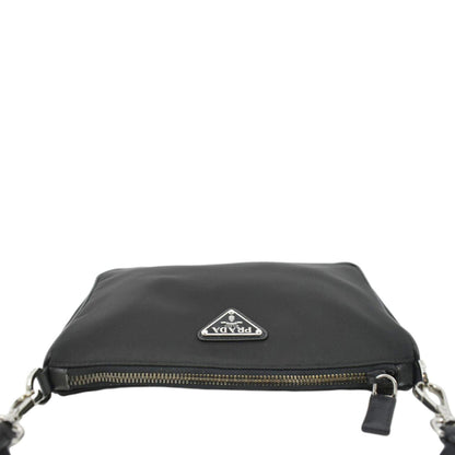PRADA Re-Nylon Crossbody Bag Black
