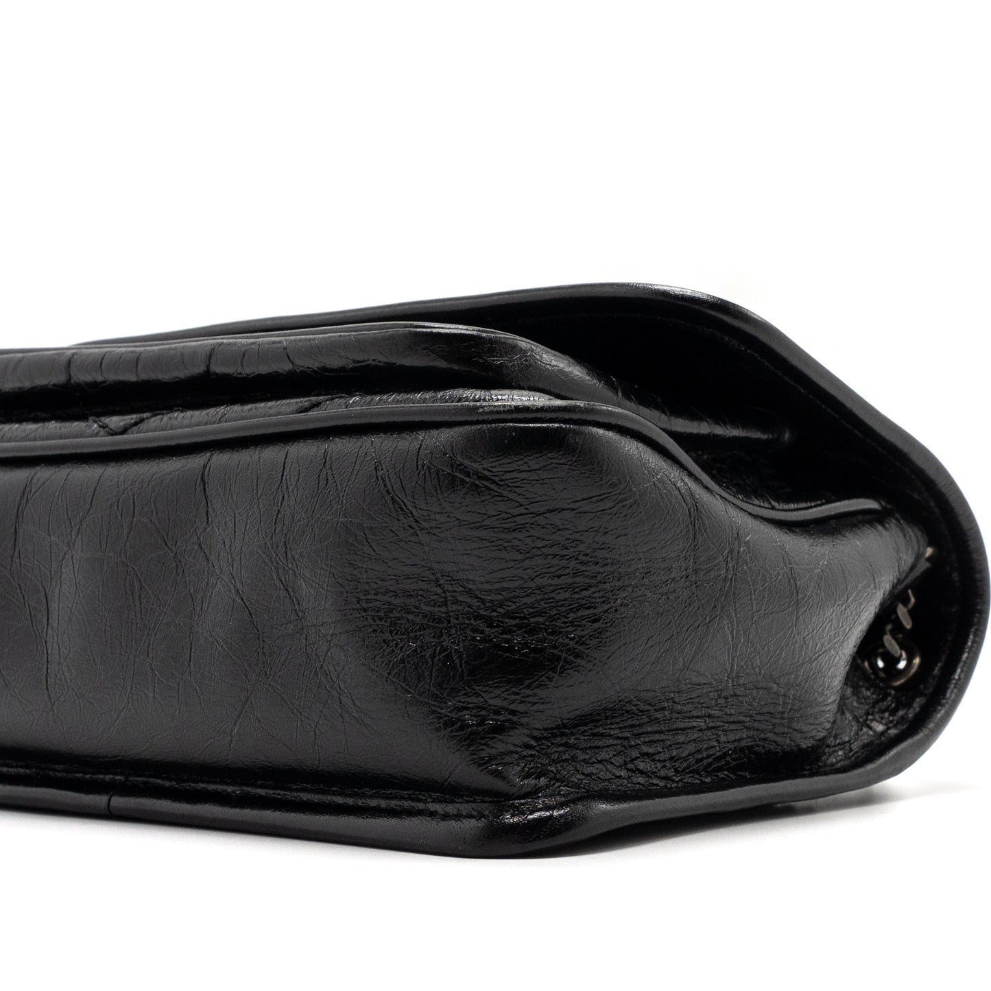 Saint Laurent/YSL Niki Baby Bag vintage Calfskin Black ruthenium hardware
