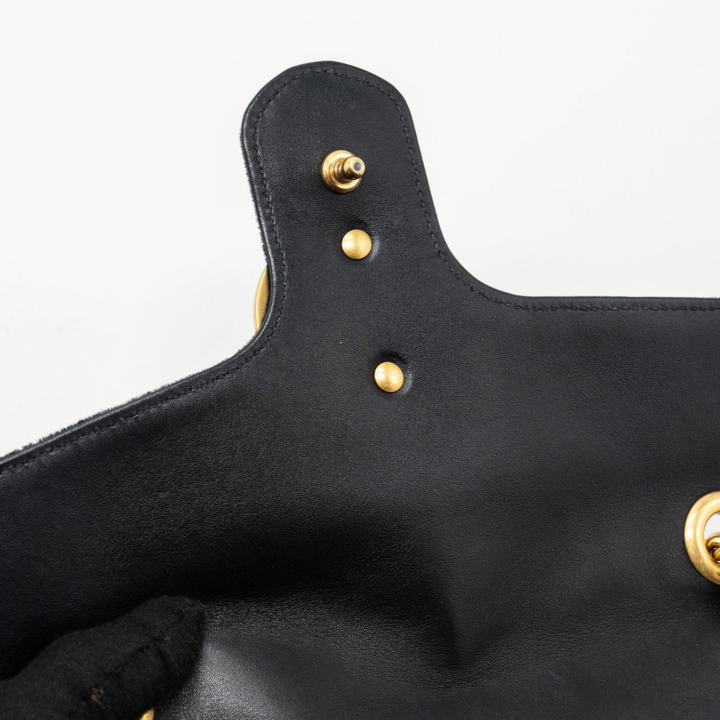 Gucci Small GG Marmont Bag Velvet Black