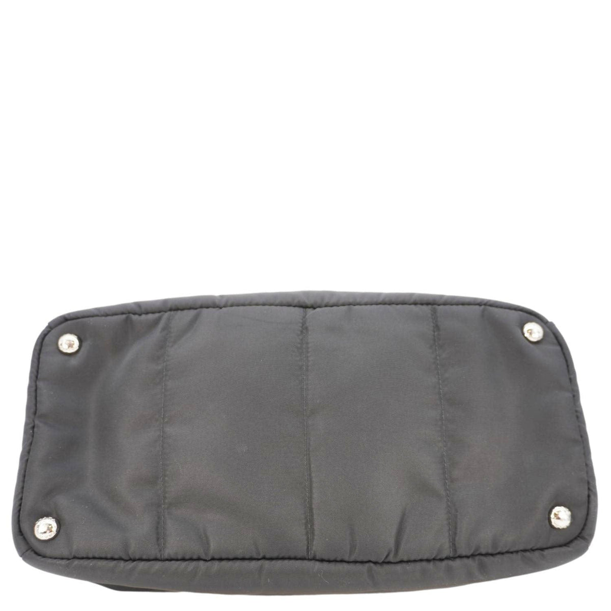PRADA Tessuto Bomber Nylon Shopping Tote Bag Black