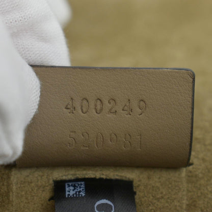 GUCCI Dionysus Small GG Supreme Canvas Shoulder Bag Beige 400249
