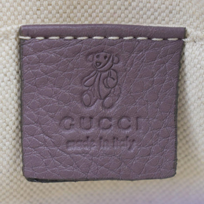 GUCCI Soho Disco Leather Crossbody Bag Peonia Flower 355202