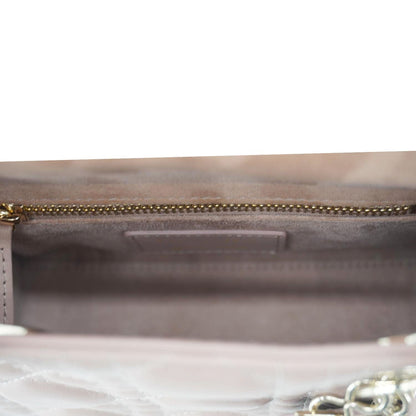 CHRISTIAN DIOR Lady Dior Mini Cannage Leather Crossbody Bag Rose