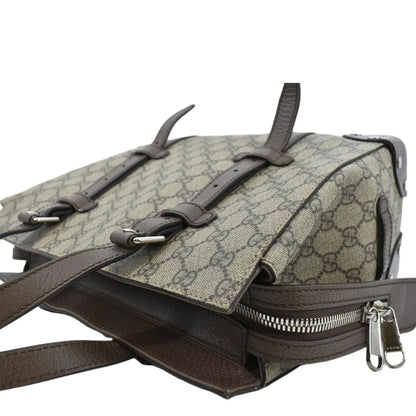 GUCCI Small GG Supreme Canvas Tote Bag Beige 643814