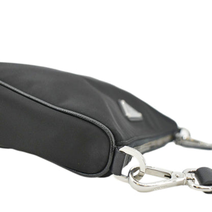 PRADA Re-Nylon Crossbody Bag Black