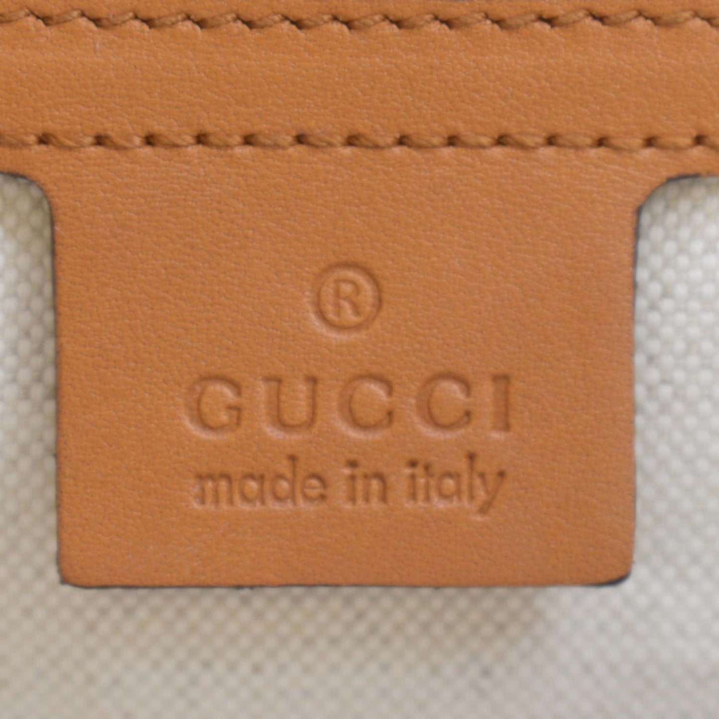 GUCCI Half Moon Vintage Web GG Canvas Shoulder Bag Beige 257082