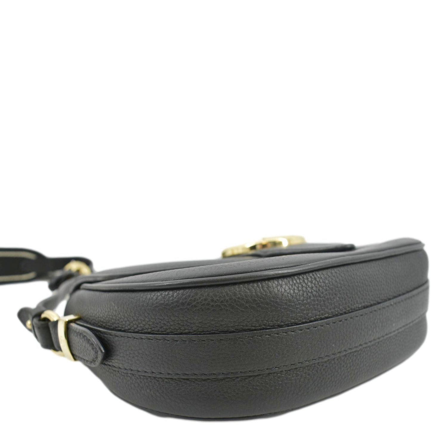 LOUIS VUITTON LV Pont 9 Soft MM Calfskin Leather Shoulder Bag Noir