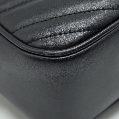 Gucci GG Marmont Small Matelasse Shoulder Bag Black