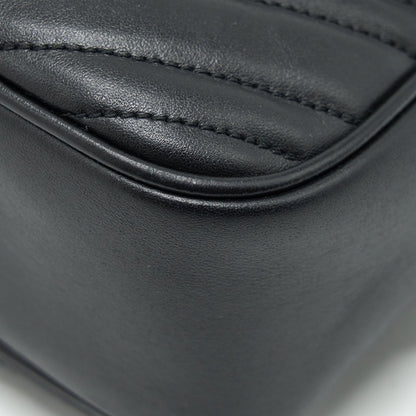 Gucci GG Marmont Small Matelasse Shoulder Bag Black