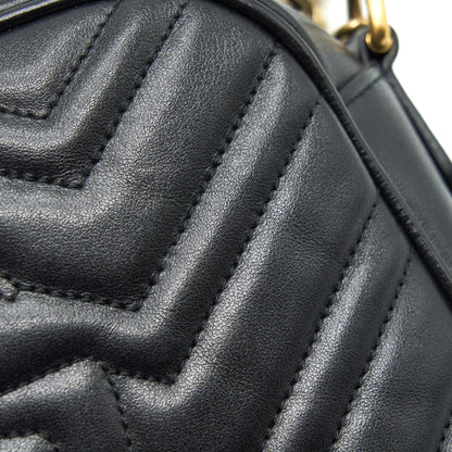 Gucci GG Marmont Small Matelasse Shoulder Bag Black