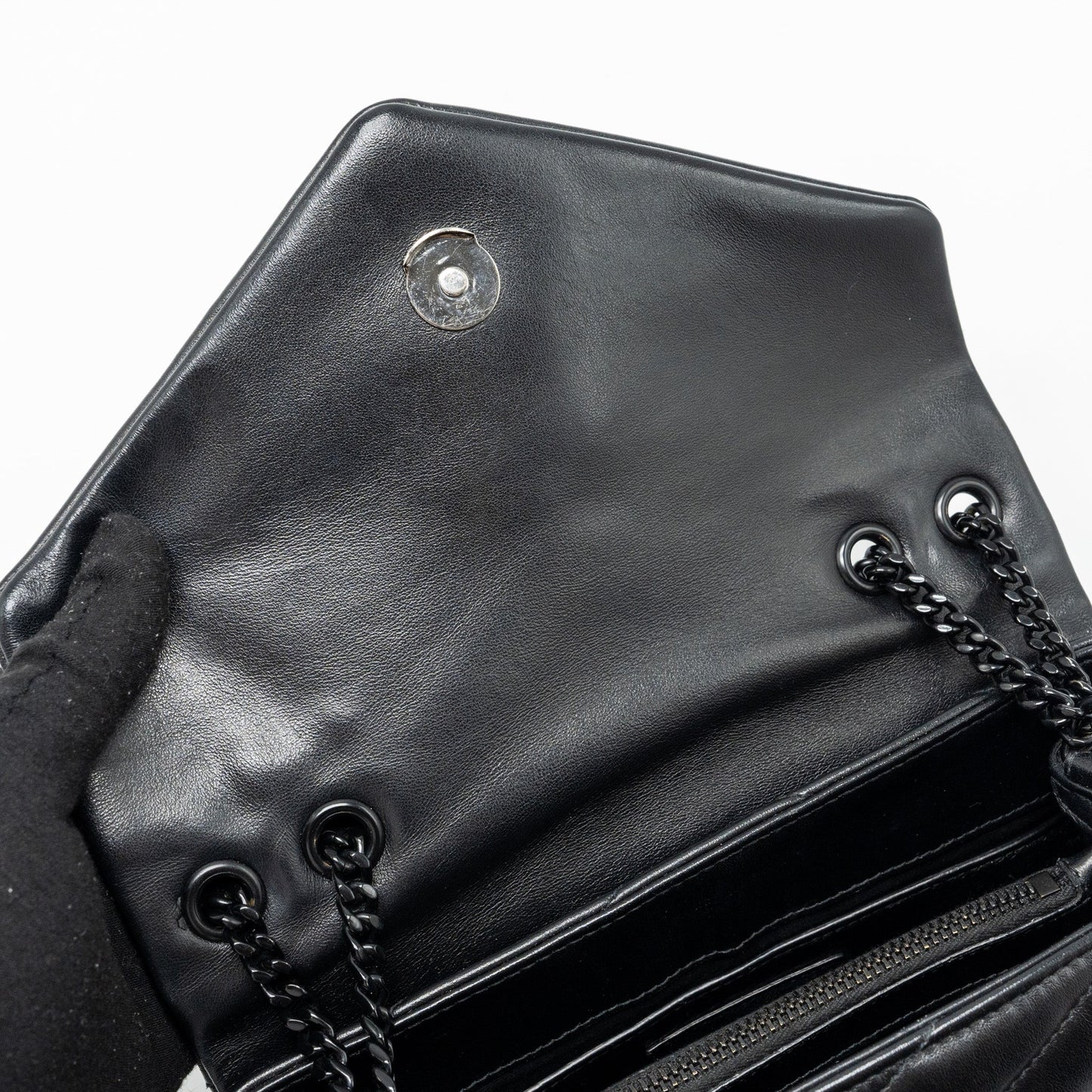 Saint Laurent/YSL Small Loulou Bag Calfskin So Black