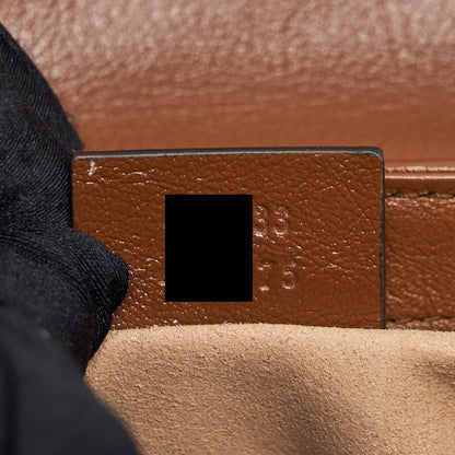 Gucci GG Marmont Matelasse Super Mini Bag Brown