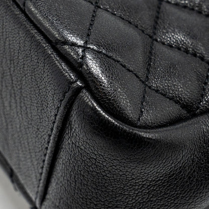 Saint Laurent College Flap bag lambskin black ruthenium SHW