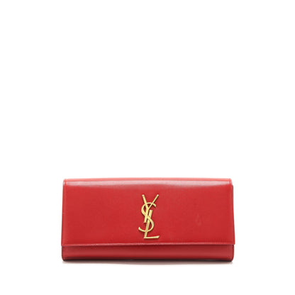 Saint Laurent/YSL Clutch Caviar Red GHW