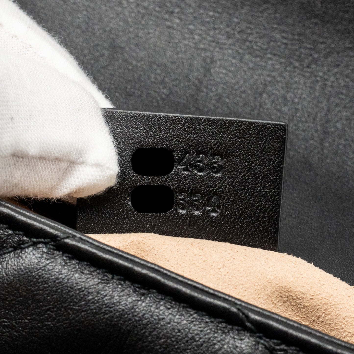 Gucci Super Mini GG Marmont Calfskin Black