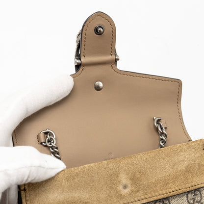 Gucci Super Mini Dionysus Bag GG Supreme Beige SHW