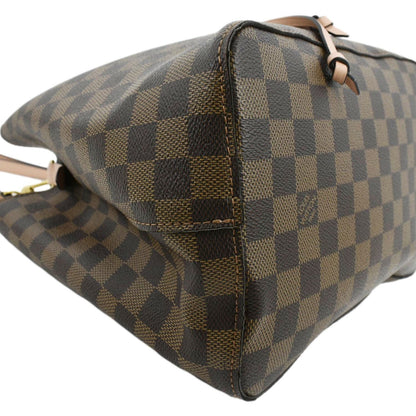 LOUIS VUITTON Neonoe Monogram Canvas Shoulder Bag Rose Ballerine