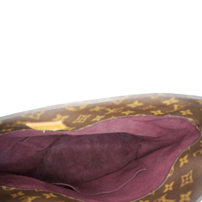 LOUIS VUITTON Melie Monogram Canvas Hobo Bag Brown