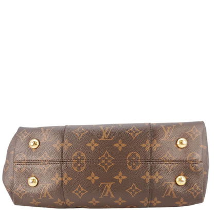 LOUIS VUITTON Melie Monogram Canvas Hobo Bag Brown