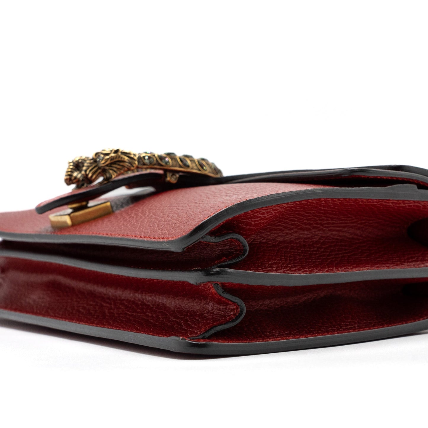 Gucci Small Dionysus Bag Calfskin Red Multicolour Hardware