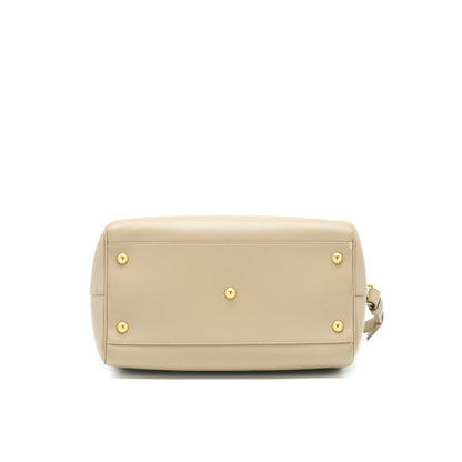 Saint Laurent Duffle Bag Calfskin Light Grey GHW