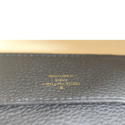 LOUIS VUITTON LV Pont 9 Soft MM Calfskin Leather Shoulder Bag Noir