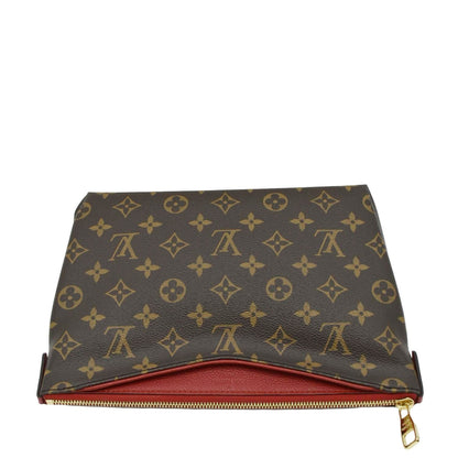LOUIS VUITTON Pallas Beauty Case Monogram Canvas Pouch Cherry Red