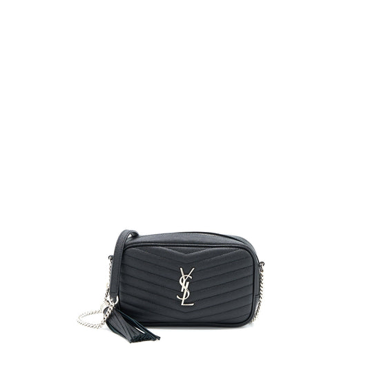 Saint Laurent/YSL Mini Lou Bag Calfskin Black SHW