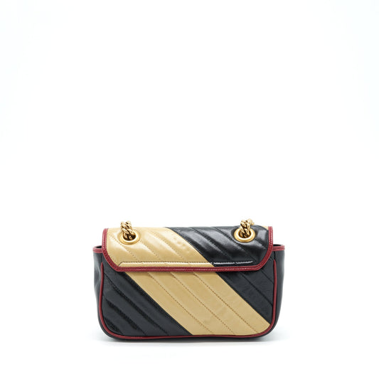 Gucci Mini GG Marmont Flap Bag Limited Edition Multicolor