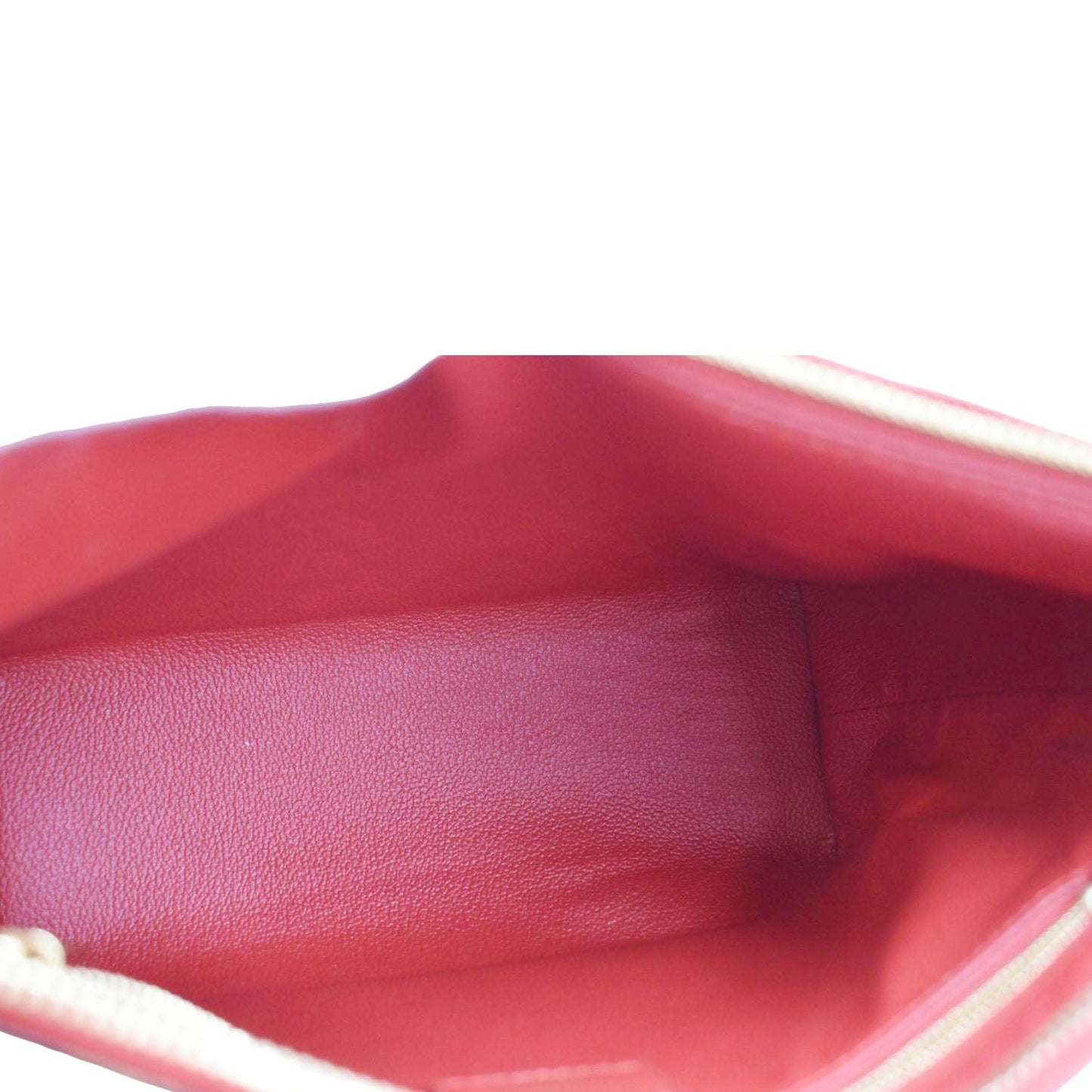 LOUIS VUITTON Pallas Beauty Case Monogram Canvas Pouch Cherry Red