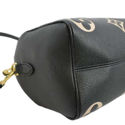 LOUIS VUITTON Speedy 25 Bandouliere Monogram Empreinte Leather Crossbody Bag Bicolor