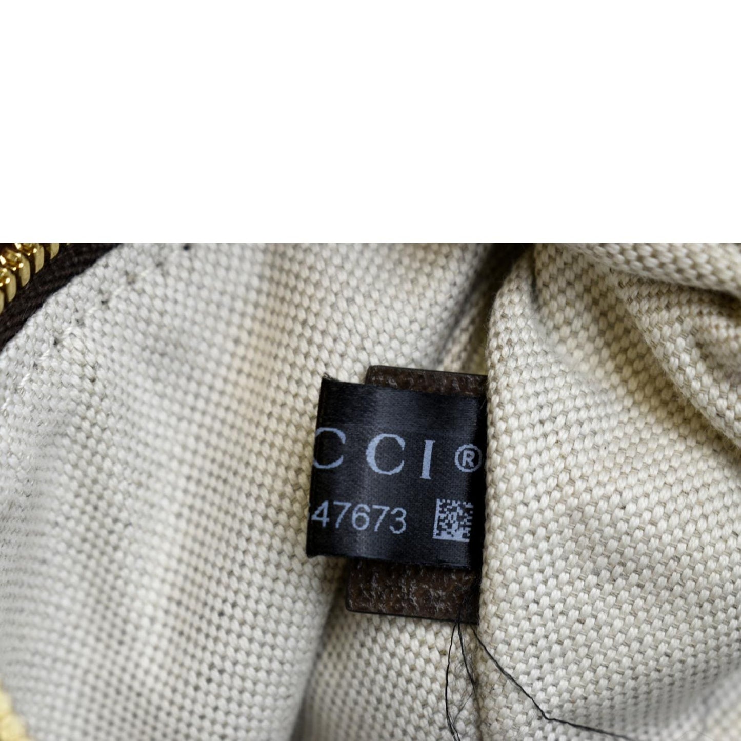 GUCCI Jumbo GG Canvas Leather Belt Bag Brown 696031