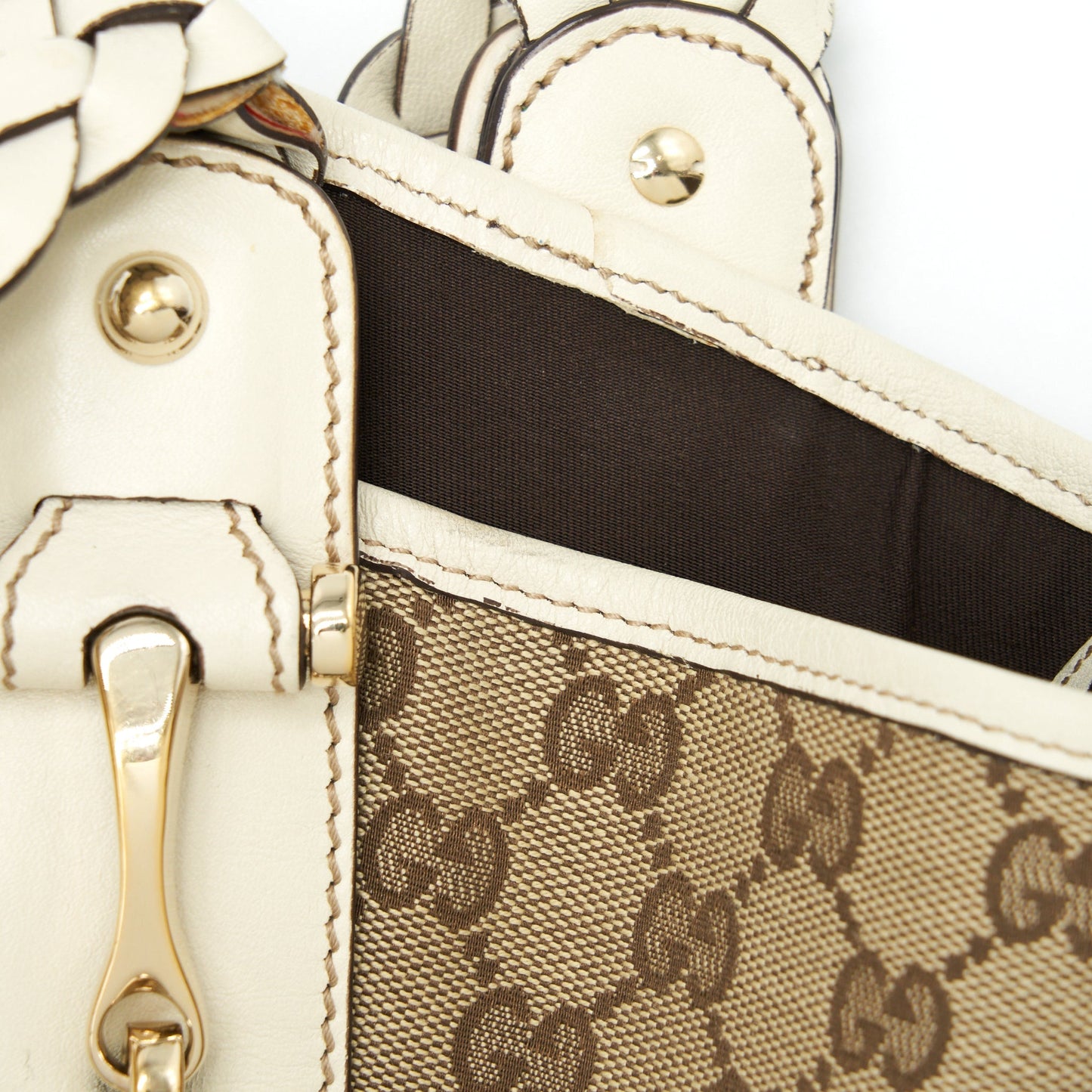 Gucci Tote Bag Canvas GG Supreme SHW