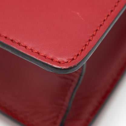 Gucci Small Sylvie Shoulder Bag Red