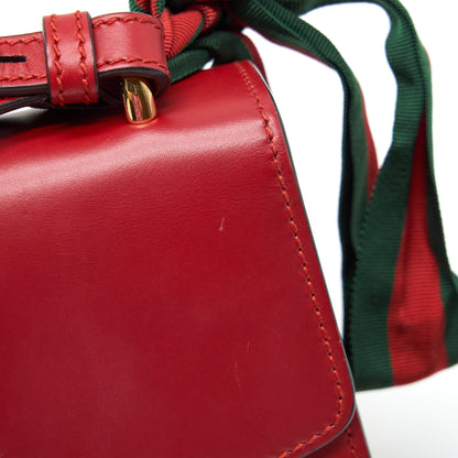 Gucci Small Sylvie Shoulder Bag Red