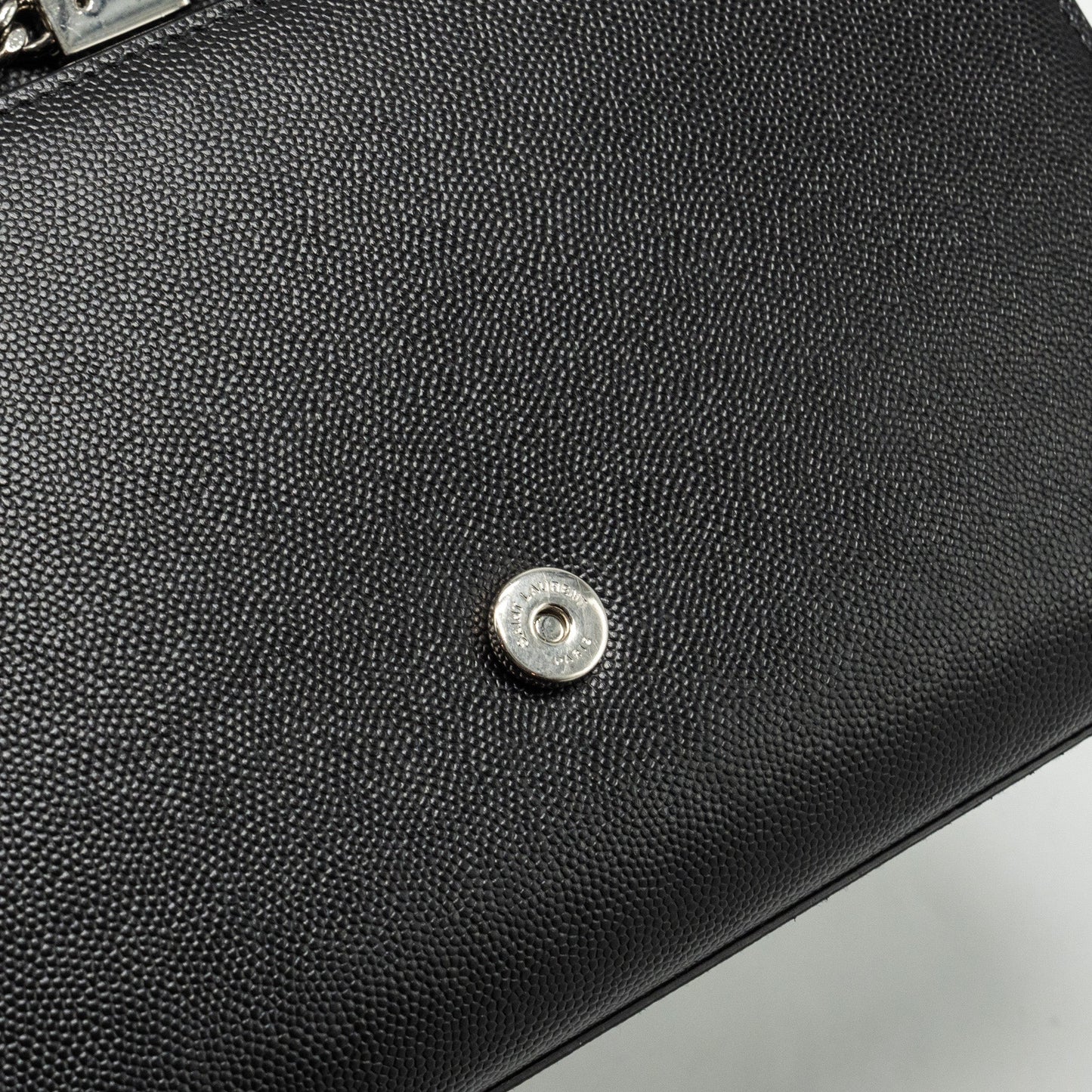 SAINT LAURENT /YSL Kate Medium Chain Bag With Tassel Calfskin Black SHW