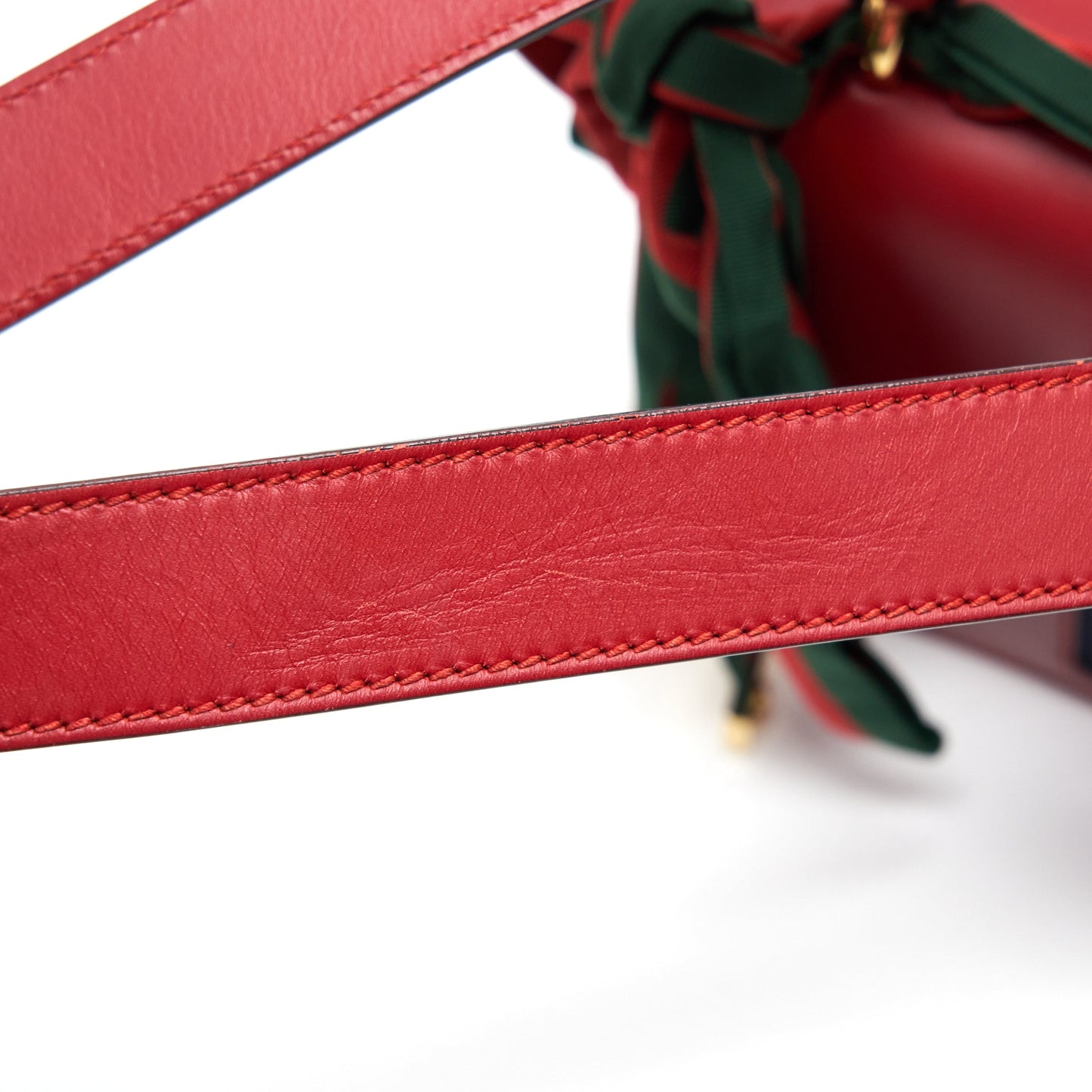 Gucci Small Sylvie Shoulder Bag Red