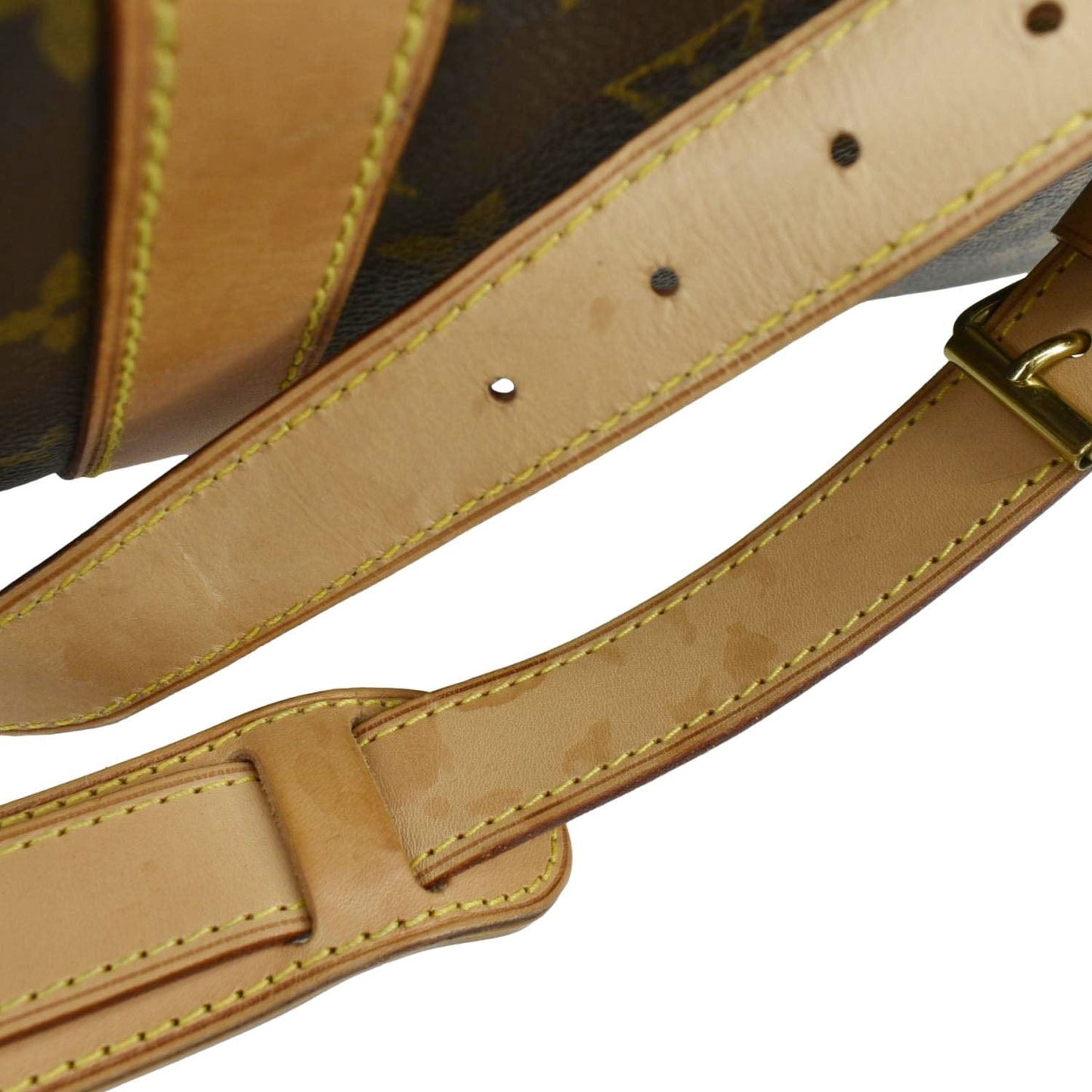 LOUIS VUITTON Keepall 60 Monogram Canvas Travel Bag Brown