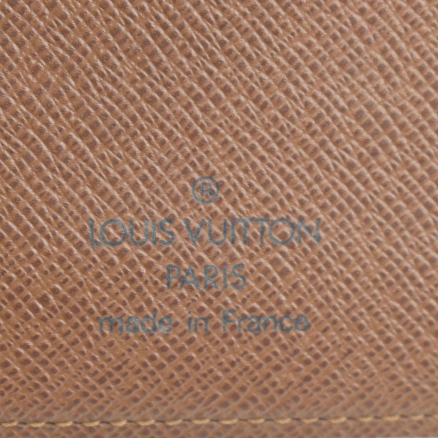 LOUIS VUITTON Agenda Monogram Canvas Planner Cover Brown