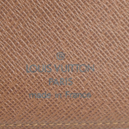 LOUIS VUITTON Agenda Monogram Canvas Planner Cover Brown