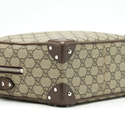 Gucci small supreme luggage cross body bag