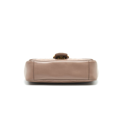 GUCCI GG MARMONT SMALL SHOULDER BAG BEIGE