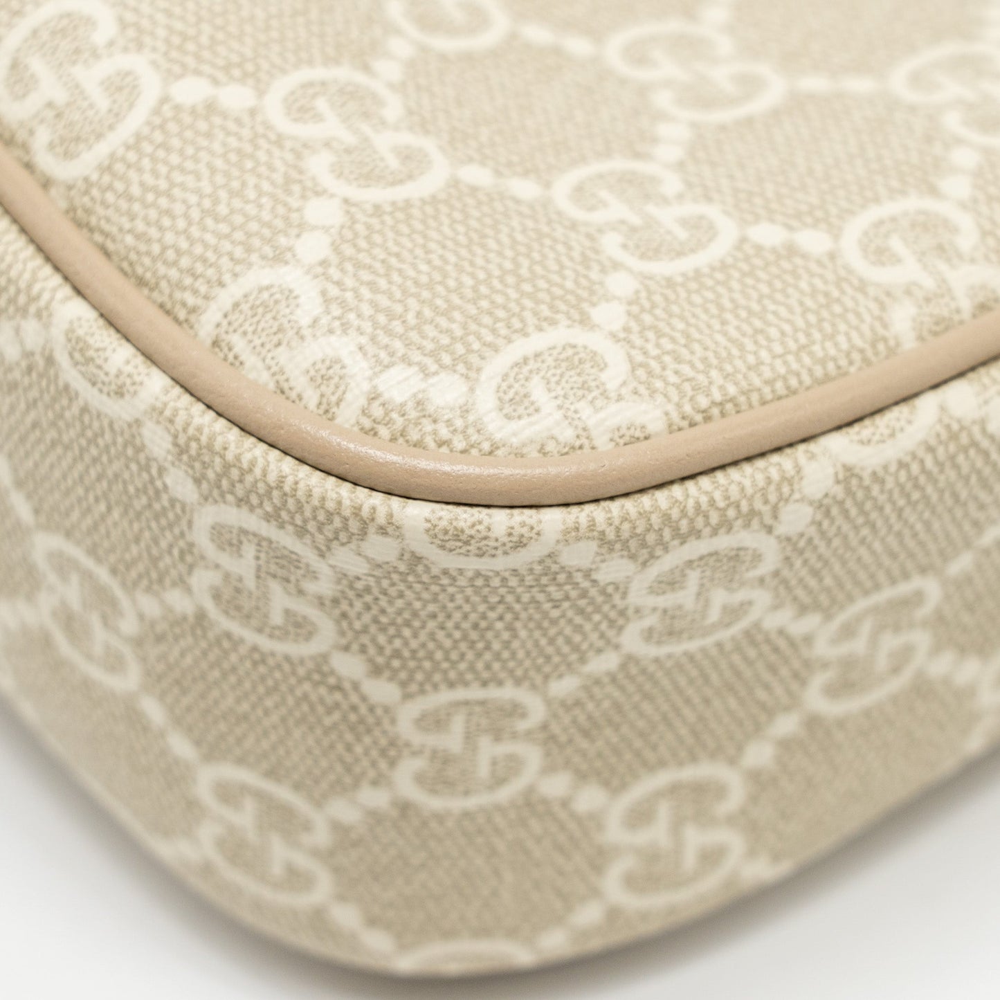 Gucci Ophidia Small Shoulder Bag GG Supreme Canvas Beige / White