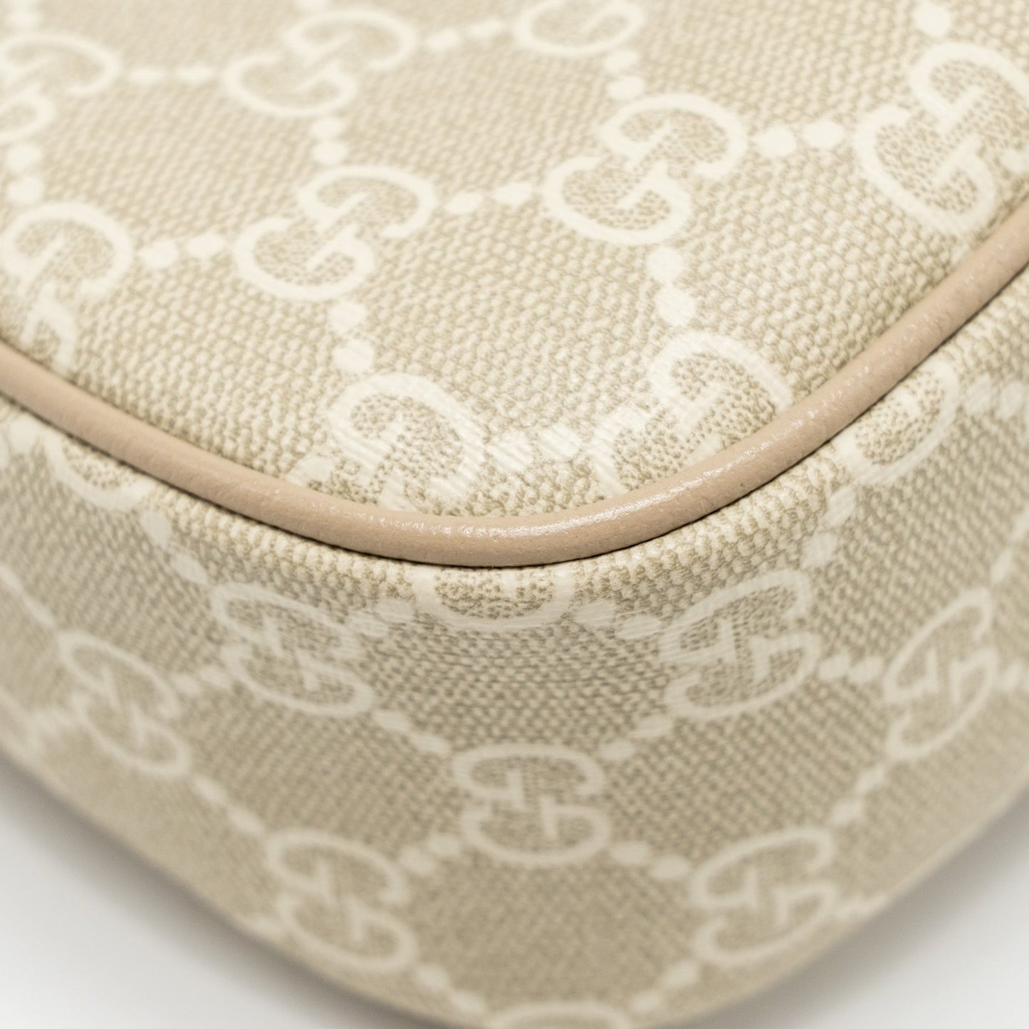 Gucci Ophidia Small Shoulder Bag GG Supreme Canvas Beige / White