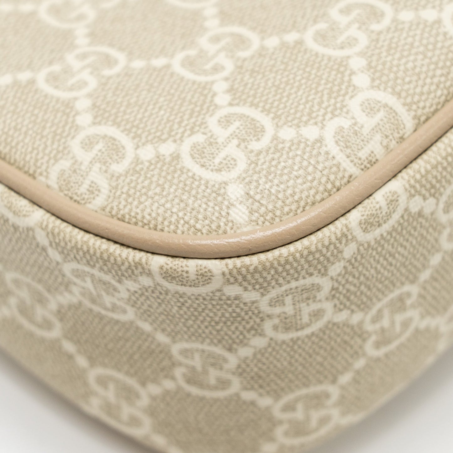 Gucci Ophidia Small Shoulder Bag GG Supreme Canvas Beige / White