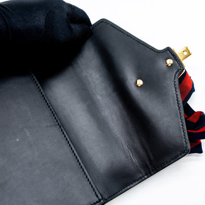 Gucci Mini Sylvie Chain Bag Calfskin Black