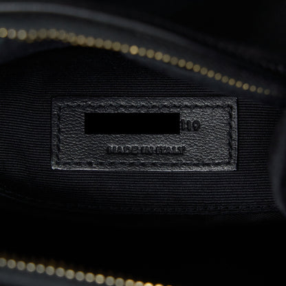 Saint Laurent/ YSL Lou Camera Bag Calfskin Black GHW