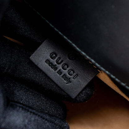 Gucci Mini Sylvie Chain Bag Calfskin Black