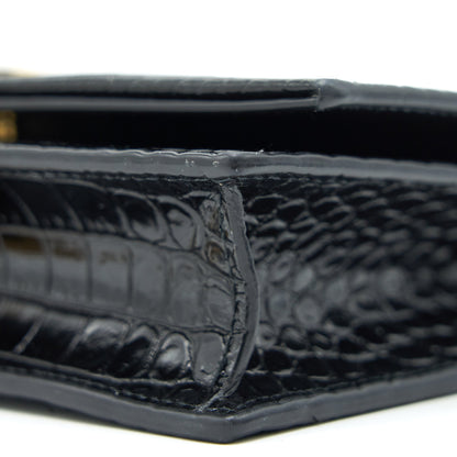 Saint Laurent /YSL Kate Small Chain Wallet with Tassel Black GHW