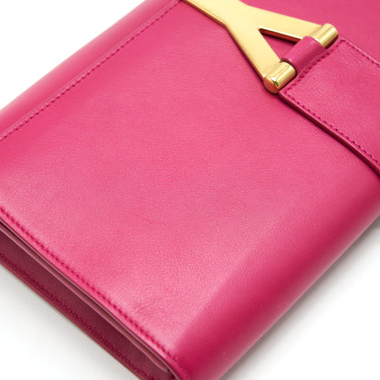 Saint Laurent YSL Clutch in Fuchsia